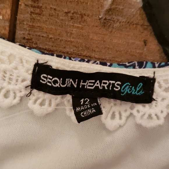 Sequin hearts Girls size 12 Moroccan Getaway dress - Picture 4 of 5